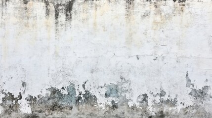 Obraz premium Distressed white and gray wall texture with grunge effect, representing aged and industrial decor 