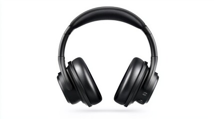 Explore the premium sound quality of headset with microphone isolated on a white background for enhanced audio experience