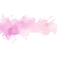 A soft and elegant pink watercolor splash. Perfect for backgrounds, overlays, or artistic designs.