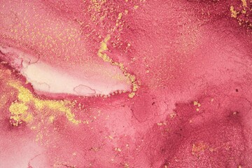 Fototapeta premium Original artwork photo of marble ink abstract art. High resolution photograph from exemplary original painting. Abstract painting was painted on HQ paper texture to create smooth marbling pattern.