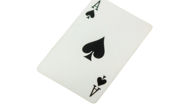 Ace card transparent background