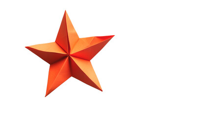 Obraz premium Paper star transparent background