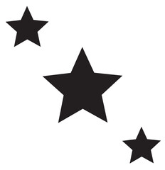 Five star rating goal. Quality feedback satisfaction concept. Achievement award survey reputation review satisfaction score symbol.