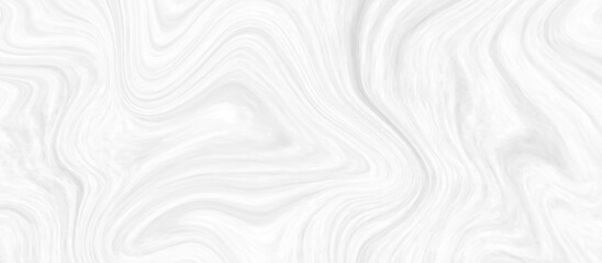 Obraz premium White and grey liquid marble pattern texture natural background. Liquify Swirl white and gray color art. Beautiful drawing with the divorces and wavy lines in gray tones. 