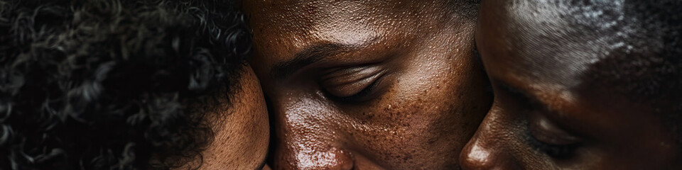 A group of individuals, huddled close together, their whispers carrying an undercurrent of tension and concern.