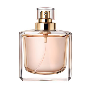 perfume bottle isolated on white