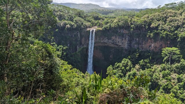 Chamarel-Wasserfall
