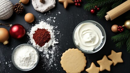Delightful Christmas Baking Essentials: Create Festive Treats with Ingredients and Decorations