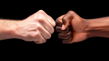 Male fist digital illustration on a color background. International Day. Concept banner for the presentation of the fight for your rights, justice and equality with space for text. Nelson Mandela.