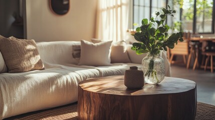 Create Create an image of Chan-Harper Home's retail and cafe space in a warm, AI Generative