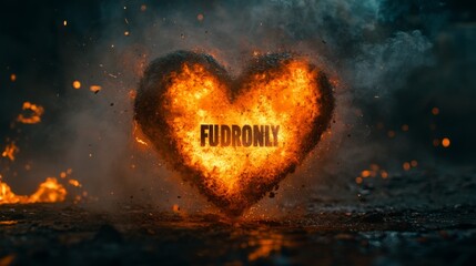 Fiery Heart Explosion