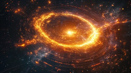 Obraz premium Mystical Cosmic Vortex
