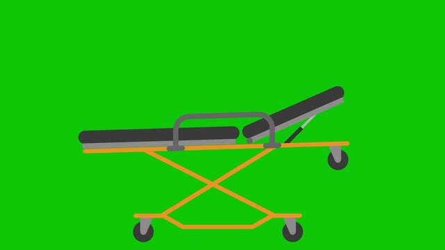  stretcher green screen background