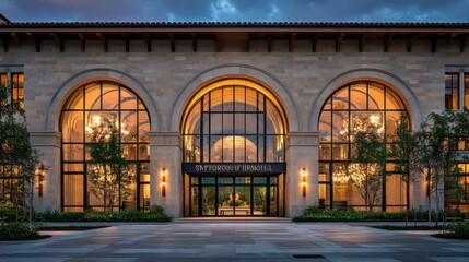 Elegant Architectural Building Facade