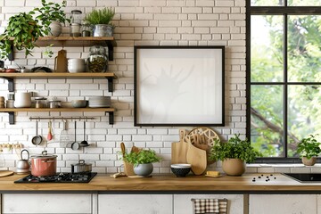 Fototapeta premium kitchen interior