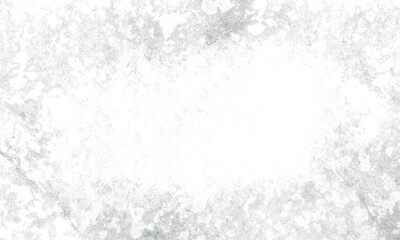 Abstract texture in light gray tones with gradient effect and uneven spots free space in the center. This background resembles stylized snow texture or frozen glass, creating a cool and wintery mood.
