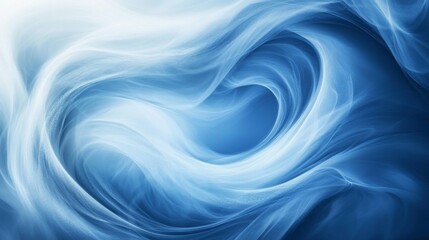 Naklejka premium Abstract Blue Swirl Background