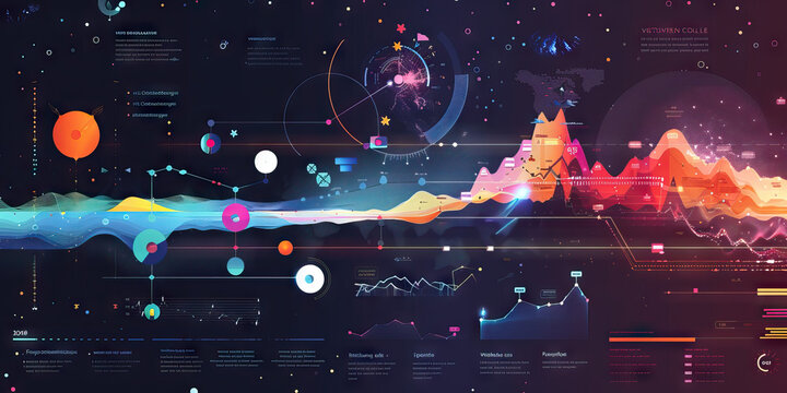 A modern, digital infographic with animated transitions and sound effects, emphasizing the evolution of key concepts over time.