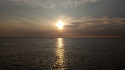 sunset over the river16