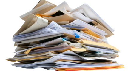 Pile of business papers