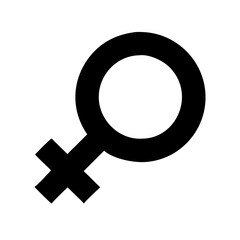 Venus Symbol, Ring, Mirror, Planet, Gender Icon, Black
