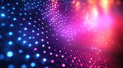 Captivating Cyberpunk Scene Featuring Vibrant Blue and Purple Neon Glows for Futuristic Designs