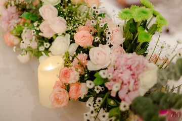 wedding bouquet in a vase