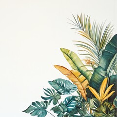Obraz premium palm tree leaves