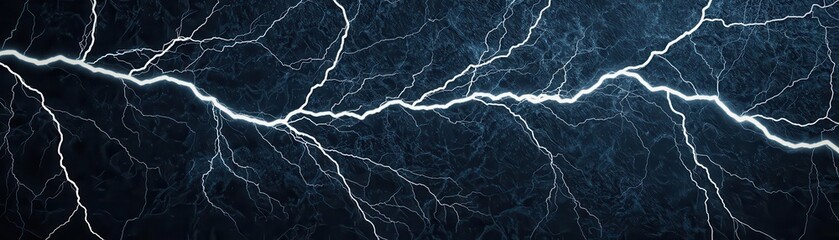 A vivid image showcasing a jagged lightning bolt against a dark background, illustrating the raw power and beauty of nature's electricity.