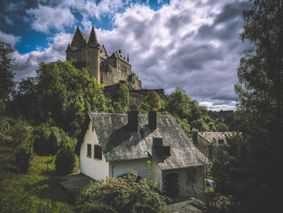 castle in the mountains