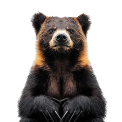 Close-Up of a Bear with Intense Expression