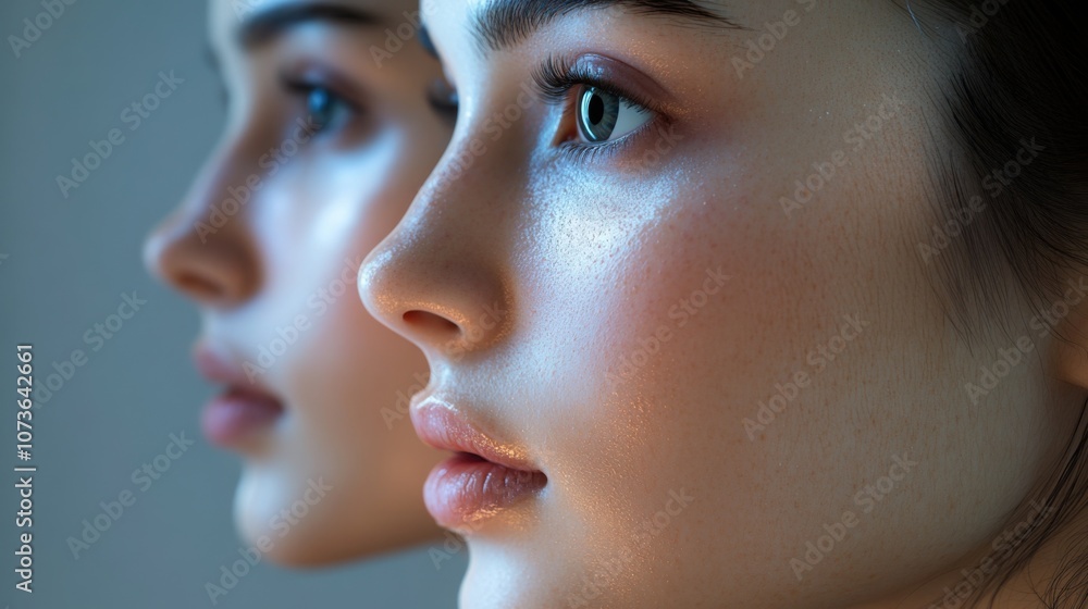 Poster ai processing facial expressions in real-time video footage, advanced recognition system