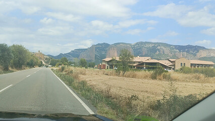 car in the countryside