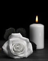 Fototapeta premium A Candle Lit for You