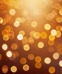 Colorful bokeh soft lighting blurred background