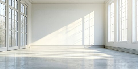 Fototapeta premium empty room with window