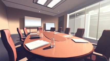 Fototapeta premium conference room interior