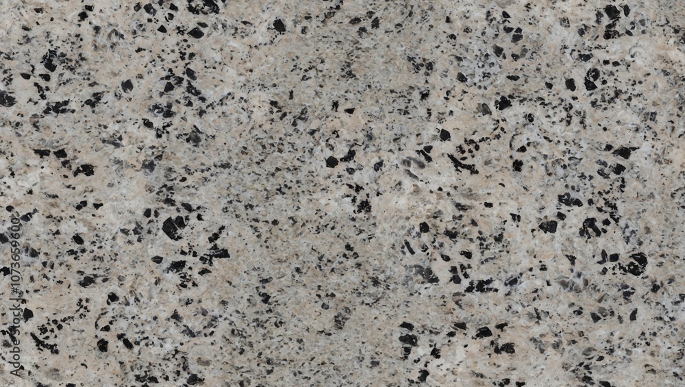 Poster natural speckled granite stone texture with organic patterns and unique characteristics for use in d