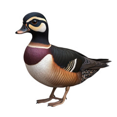 Colorful Bird with Unique Plumage and Features