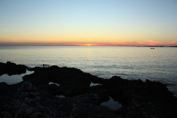 Fototapeta premium sunset at the sea - Dugi otok, Croatia