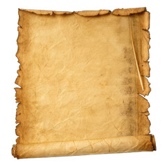 old paper transparent background.