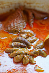 The delicious of traditional indonesian food in Purwokerto City, Central Java, Indonesia. It was taken on November 20, 2024 by a professional. It's a nice food with Indonesian culture