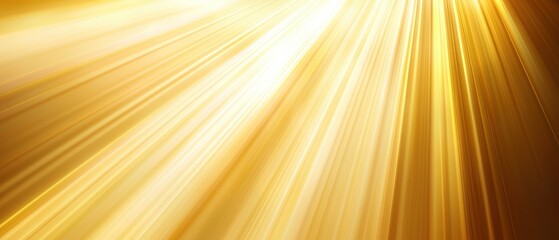 Obraz premium Warm golden light rays with dreamy bokeh highlights, serene and abstract sunny backdrop