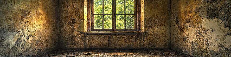 Dusty Forgotten Room: A dusty and abandoned room, revealing clues about its mysterious past.