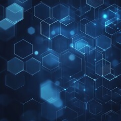 Obraz premium abstract background with hexagons