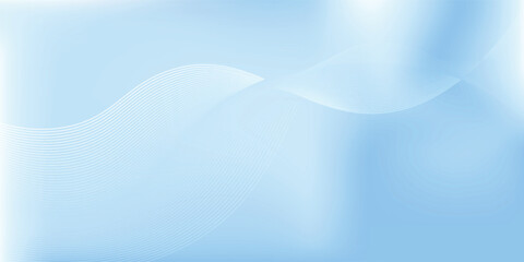 Abstract light blue composition with flowing shapes.