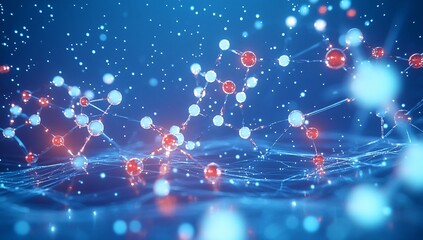 Glowing Molecules & Water Droplets: Science Abstract