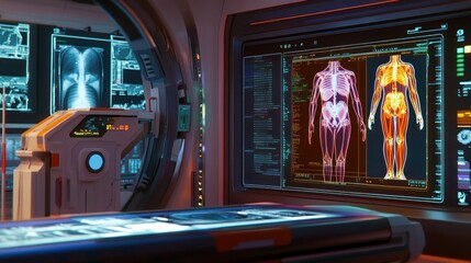 Futuristic Medical Scanner