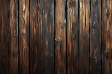 Rustic Brown Wooden Wall Texture  Burned Wood Background  Vintage Wood Plank  Dark Wood Gr