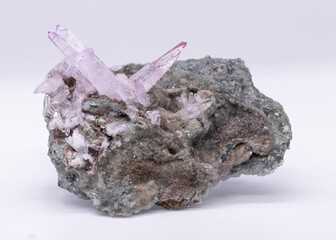 amethyst isolated on white